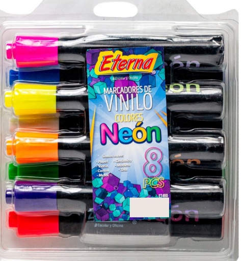 [ET480] ETERNA MARCADORES VINILO NEON x8und