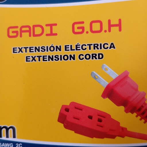 [GOH-118] GOH EXTENSION ELECTRICA NARANJA x 10mt