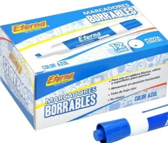 [ET107] ETERNA MARCADOR BORRABLE AZUL
