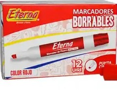 [ET108] ETERNA MARCADOR BORRABLE ROJO