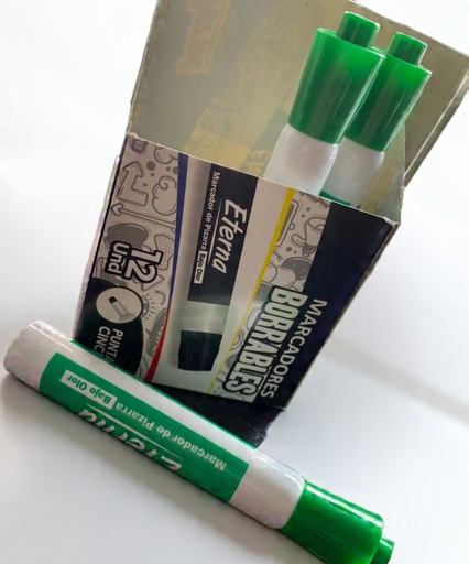 [ET741] ETERNA MARCADOR BORRABLE VERDE