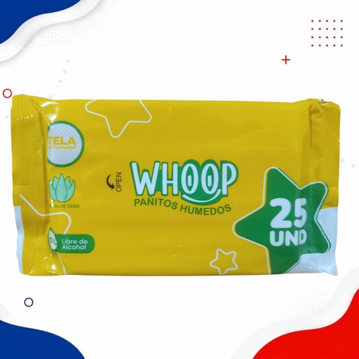 [W-25] WHOOP PAÑITOS x25und