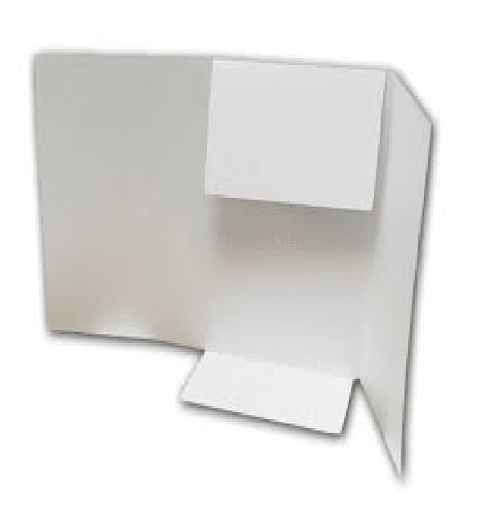 CARPETA LEGAJADORA 4 ALETAS BLANCA