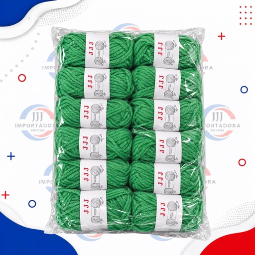 [JJJ260751] LANA ESCOLAR COLOR VERDE X7G