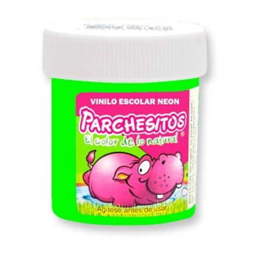 PARCHESITOS VINILO VERDE NEON  X40G