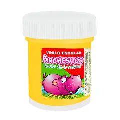 PARCHESITOS VINILO AMARILLO X82G  