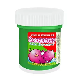 PARCHESITOS VINILO VERDE OSCURO X82G 