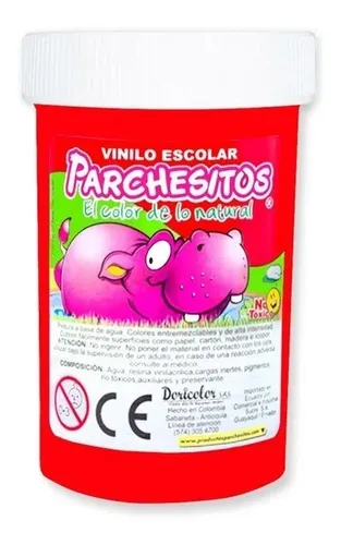 PARCHESITOS VINILO ROJO X150G 