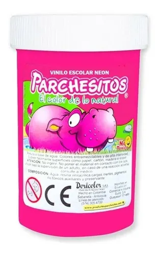 PARCHESITOS VINILO FUCSIA NEON X147G 
