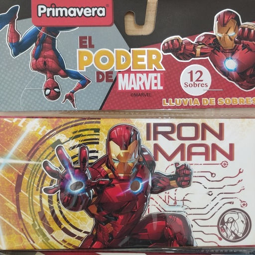 PRIMAVERA LLUVIA DE SOBRES PERSONAJES NIÑO X12und 