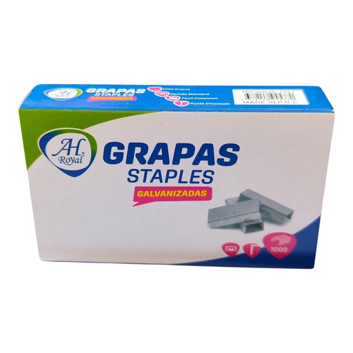 [AH ROYAL -26/6] GANCHO GRAPADORA CAJA X1000und 