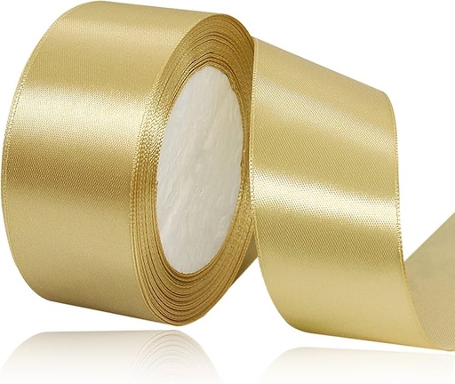 [JJJ251624] CINTA TELA 4" ANCHA DORADO