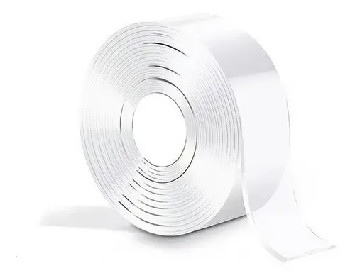 [2MMX18MM] CINTA DOBLE FAZ TRANSPARENTE LIGHT MIL